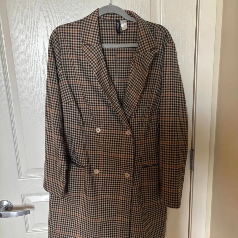 H&M Divided Women's Checkered Jacket